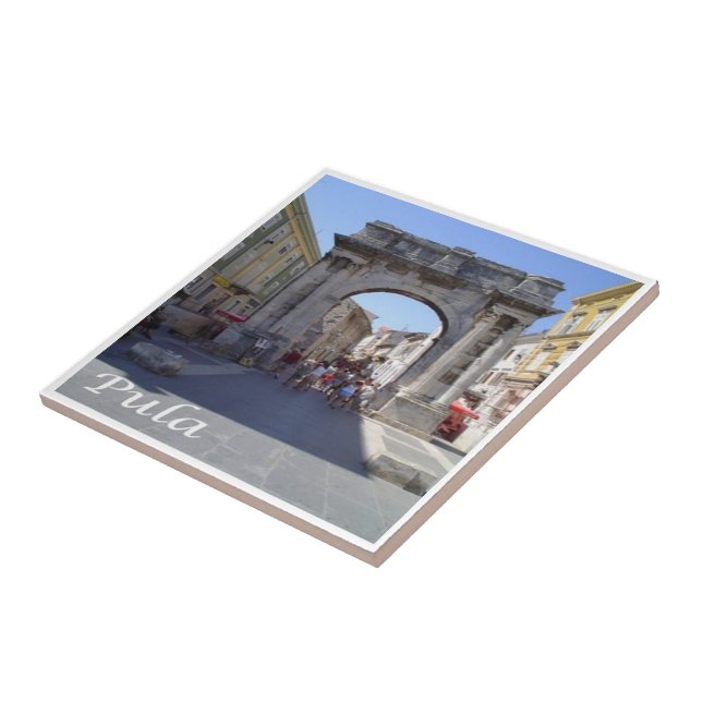 Azulejo zHR007 PULA, Croacia, (Lado)