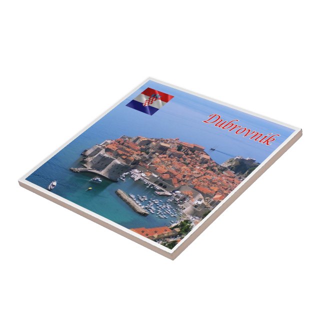 Azulejo zHR018 DUBROVNIK, Croacia, (Lado)