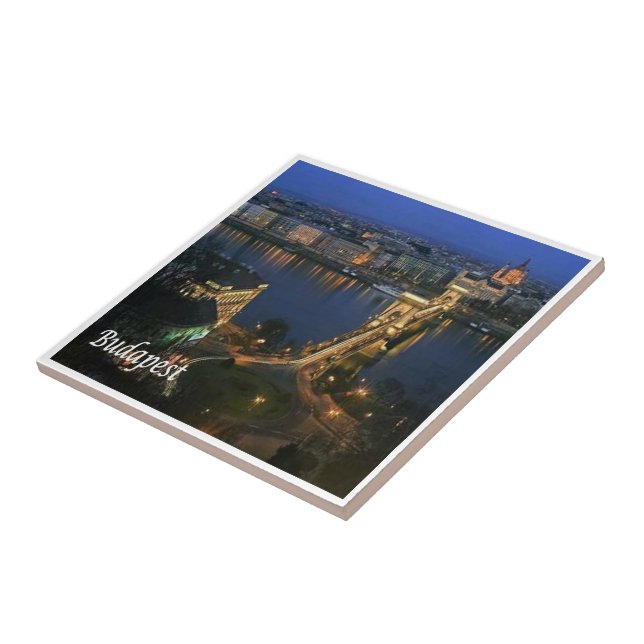 Azulejo zHU008 BUDAPEST, Hungría, Budapest, (Lado)