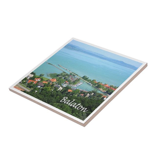 Azulejo zHU009 BALATON, Hungría, Europa, (Lado)