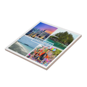 Azulejo zID004 JAKARTA, Macan Island, Sepa Island,