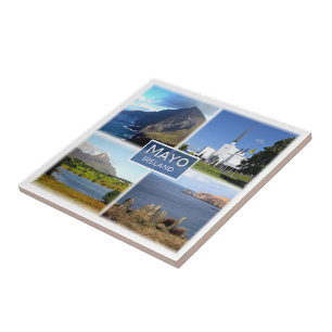 Azulejo zIE003 MAYO - Mosaic, Irlanda,