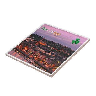 Azulejo zIE007 WATERFORD, PORT LAIRGE, Irlanda,