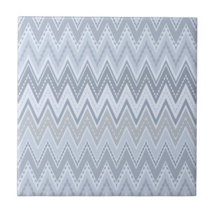 Azulejo Zigzag azul claro