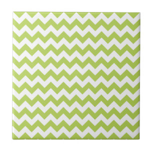 Azulejo Zigzag verde, Chevron verde, patrón geométrico