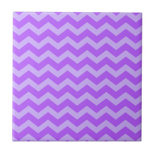Azulejo Zigzags de la púrpura y de la lavanda