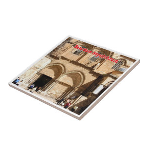 Azulejo zIL010 SANCTUM SEPULCHRUM Jerusalén, Israel