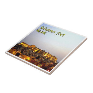 Azulejo zIN027 JAISALMER FORT, India, Asia,