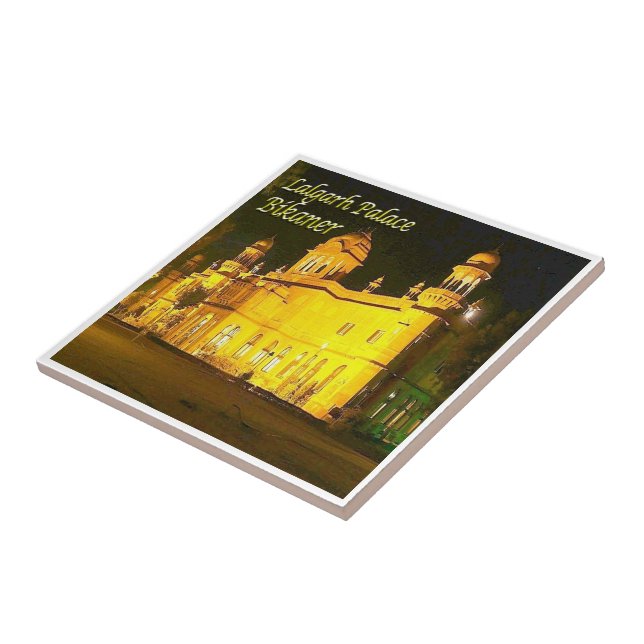 Azulejo zIN030 LALGARH PALACE BIKANER, India, (Lado)