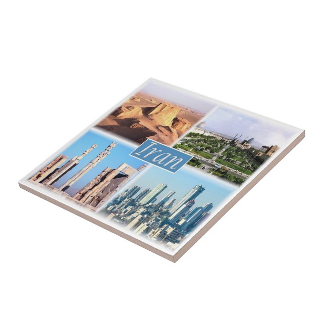 Azulejo zIR004, Irán, Oriente Medio, Asia, (Lado)