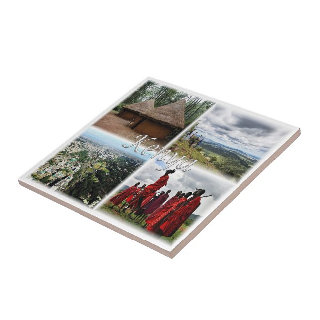 Azulejo zKE031 KENYA, Mosaic, África, (Lado)