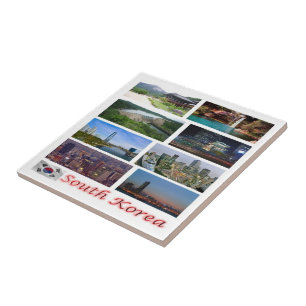 Azulejo zKR004 COREA DEL SUR, Asia,