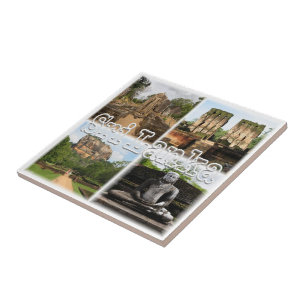 Azulejo zLK006 SRI LANKA collage, Asia, becomes