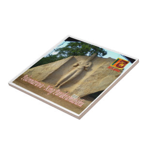 Azulejo zLK016 KING PARAKRAMABAHU Polonnaruwa,