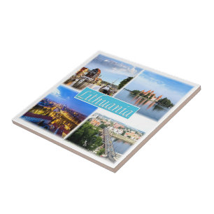 Azulejo zLT003 LITUANIA, Europa,