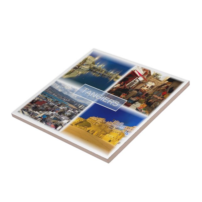 Azulejo zMA012 TANGIERS, Mosaic, Marruecos, África, (Lado)