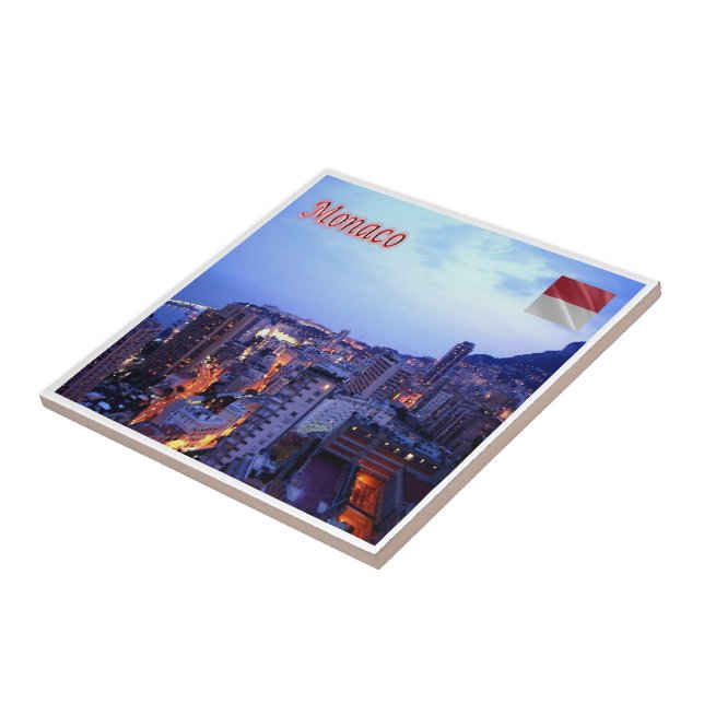 Azulejo zMC039 MONACO POR NOCHE, (Lado)