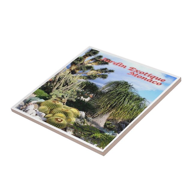 Azulejo zMC047 EXOTIC GARDEN, Mónaco, (Lado)