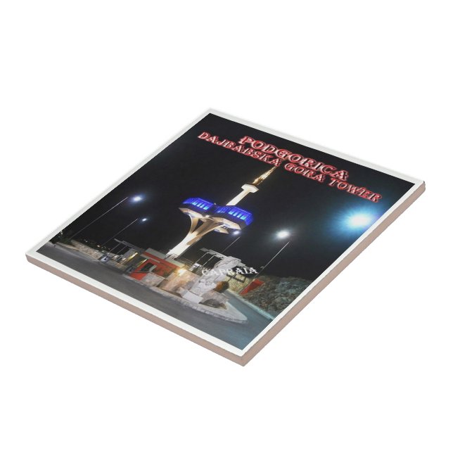 Azulejo zME009 Torre PODGORICA Dajbabska Gora, (Lado)