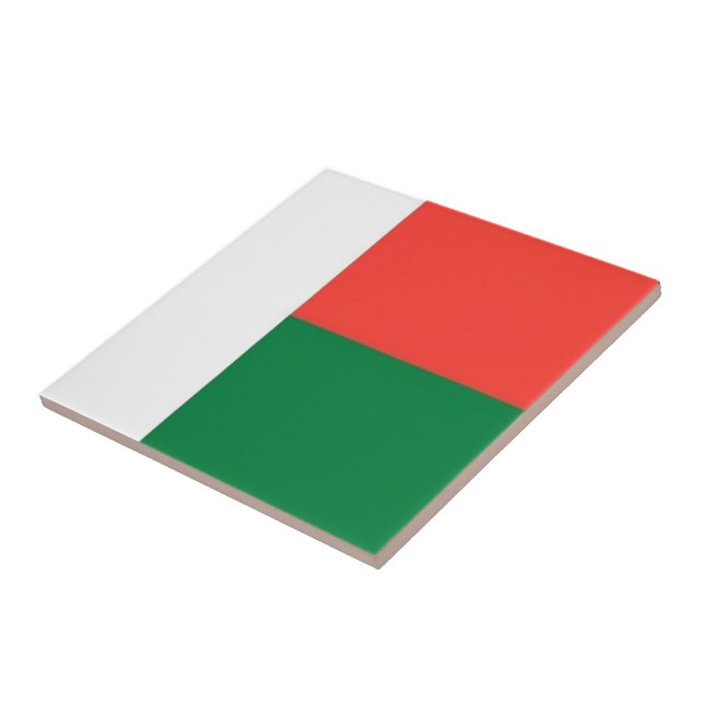 Azulejo zMG001 MADAGASCAR FLAG, África, (Lado)