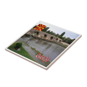 Azulejo zMK005 SKOPJE, Macedonia septentrional,