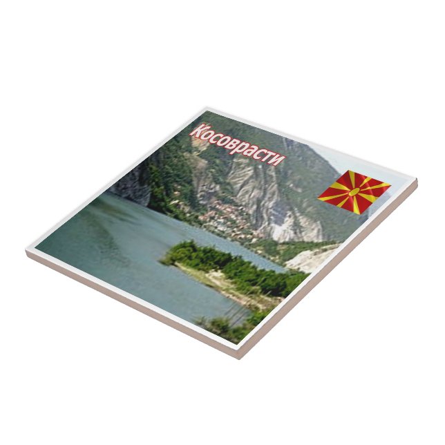 Azulejo zMK011 DOLNO KOSOVRASTI River Radika, (Lado)