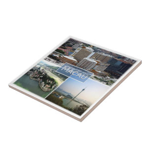 Azulejo zMO004 MACAU o MACAO, Asia,