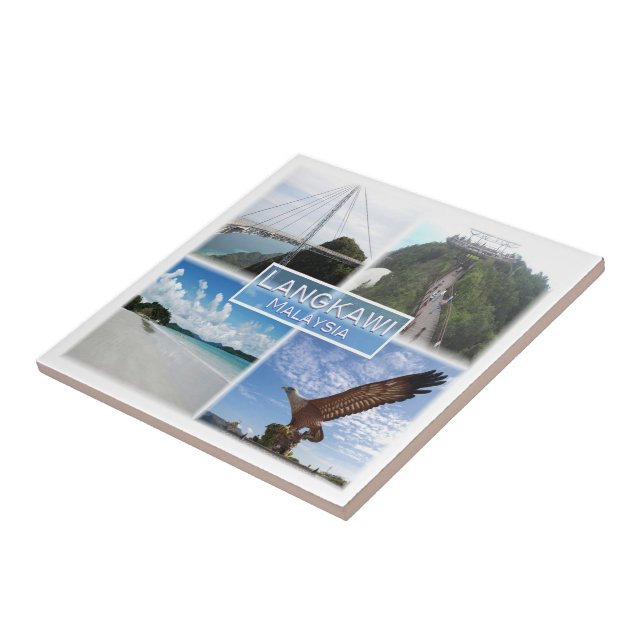 Azulejo zMY015 Kedah beach, LANGKAWI, Malasia, (Lado)