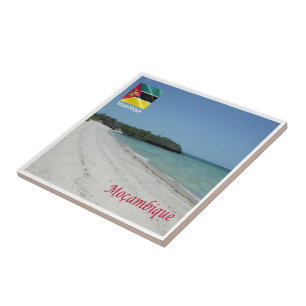 Azulejo zMZ004 MOZAMBIQUE, Playa, África,