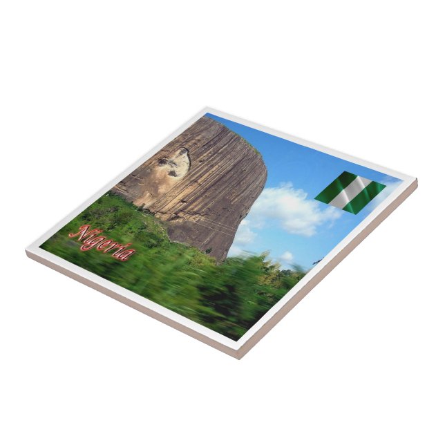 Azulejo zNG010 NIGERIA, Zumarock, África, (Lado)