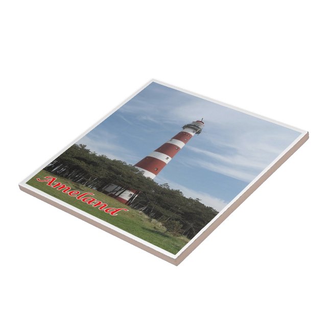 Azulejo zNL004 AMELAND, Islas Frisas, Países Bajos, (Lado)