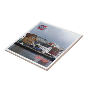 Azulejo zNO010 STAVANGER, Noruega, Europa,