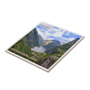 Azulejo zNO019 GEIRANGERFJORD, Noruega, Europa, Fridge