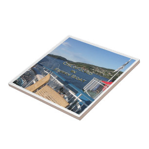 Azulejo zNO057 OSLOFJORD, barco de ferry de Oslo Copenhage