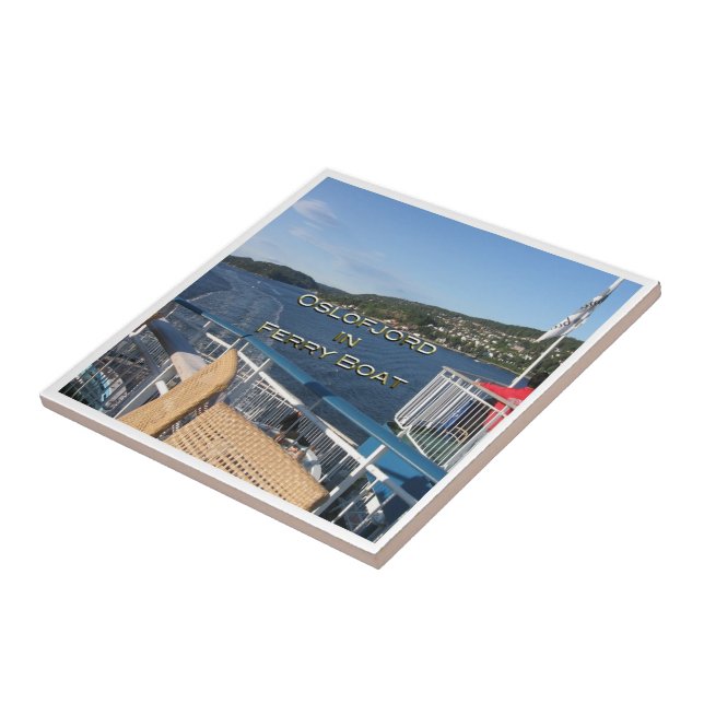 Azulejo zNO057 OSLOFJORD, barco de ferry de Oslo Copenhage (Lado)