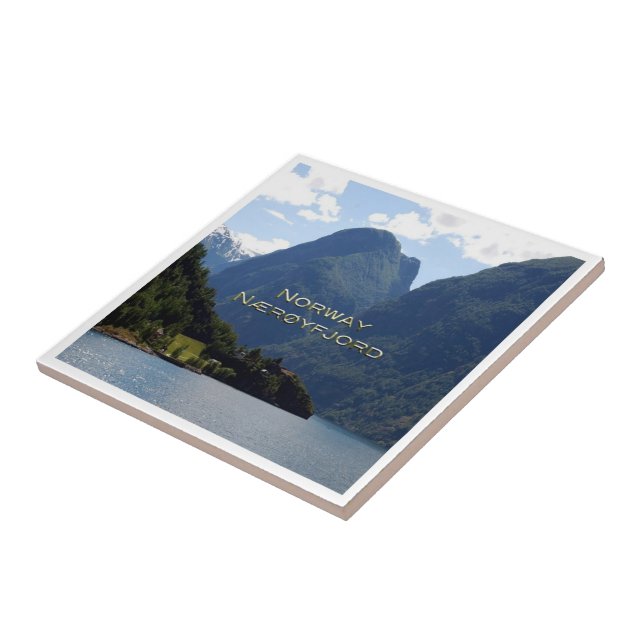 Azulejo zNO059 NÆRØYFJORD panorama, Noruega, (Lado)