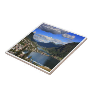 Azulejo zNO088 SOGNDALSFJORDEN y BARSNESFJORDEN,
