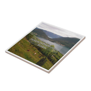 Azulejo zNO109 INNER NORDFJORD SOGN, Noruega,