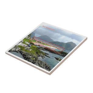 Azulejo zNO111 INNER NORDFJORD BREMANGER, Noruega,