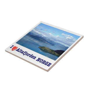 Azulejo zNO126 ALTAFJORDEN, Noruega, Europa,