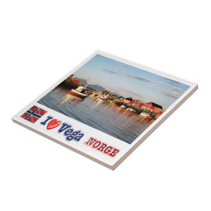 Azulejo zNO147 VEGA "ILove", Noruega, Europa,