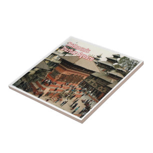 Azulejo zNP003 Durbar Square KATHMANDU, Nepal Asia,