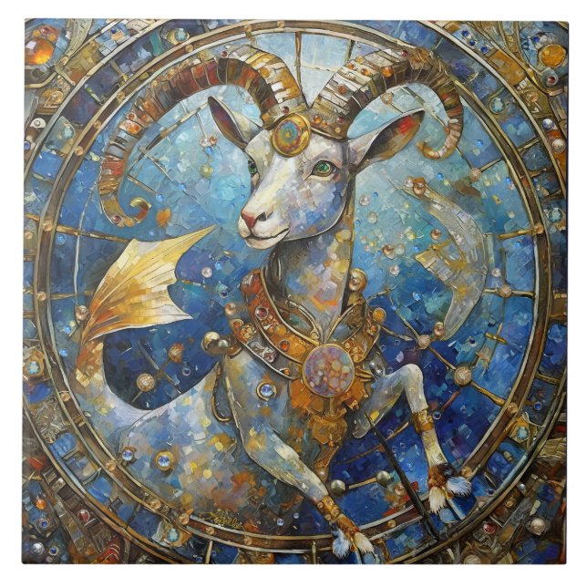 Azulejo Zodiac - Capricornio (Frente)