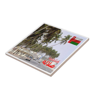 Azulejo zOM007 SALALAH, Omán, Asia,