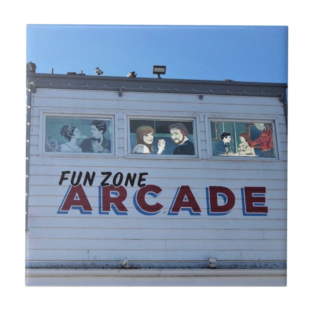 Azulejo Zona de diversión de Balboa, Newport Beach, Califo (Frente)