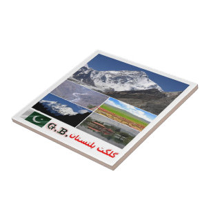 Azulejo zPK007 GILGIT–BALTISTÁN, Pakistán, Asia,