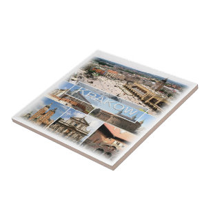 Azulejo zPL004 KRAKOW, Polonia, Europa,