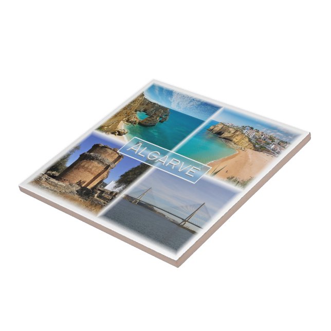 Azulejo zPT006 EL ALGARVE, Portugal, Europa, (Lado)