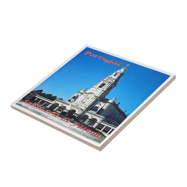 Azulejo zPT011 SANTUARIO DE FATIMA, Portugal, (Lado)