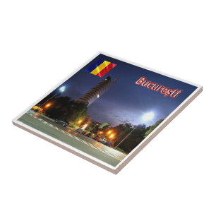 Azulejo zRO009 BUCHAREST, Rumanía, Europa,